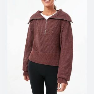 Varley Mentone Half-Zip Knit Pullover